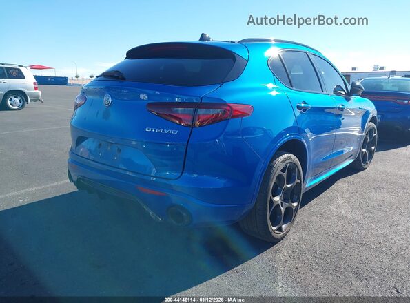 ZASPAKBN5N7D42565 2022 ALFA ROMEO STELVIO Blue Trasero derecho