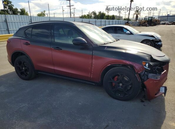 ZASPAKBN5N7D48267 2022 ALFA ROMEO STELVIO Two Tone Przód prawy