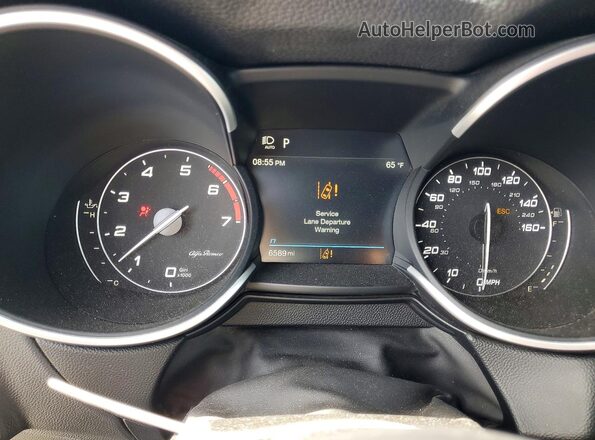 ZASPAKBN5N7D48267 2022 ALFA ROMEO STELVIO Two Tone Widok zestawu wskaźników