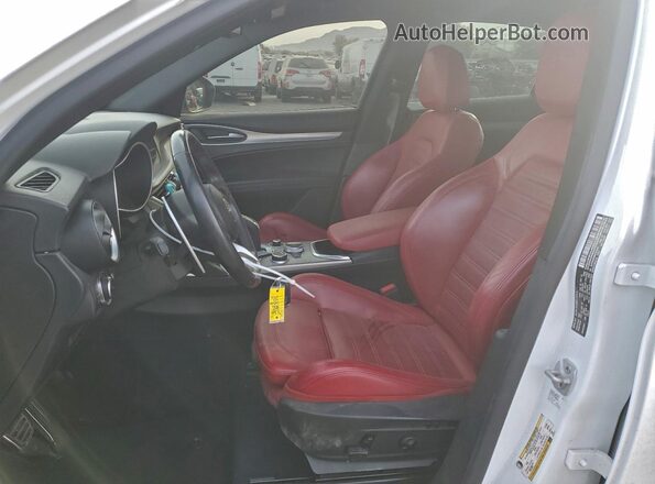 ZASPAKBN6N7D25516 2022 ALFA ROMEO STELVIO White წინა სალონის ხედი
