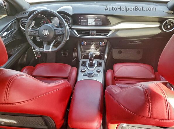 ZASPAKBN6N7D25516 2022 ALFA ROMEO STELVIO White წინა პანელის ხედი