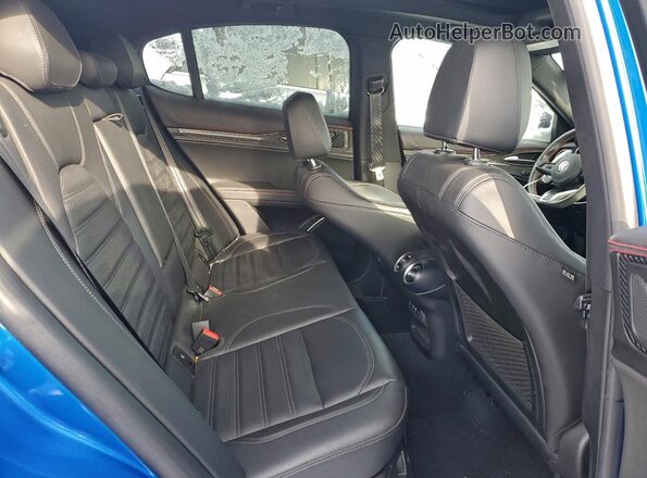ZASPAKBN6P7D54792 2023 ALFA ROMEO STELVIO Blue Widok tylnych siedzeń