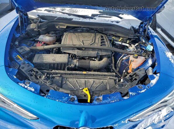 ZASPAKBN6P7D54792 2023 ALFA ROMEO STELVIO Blue Widok wnętrza z tyłu