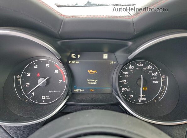 ZASPAKBN6P7D54792 2023 ALFA ROMEO STELVIO Blue Widok zestawu wskaźników