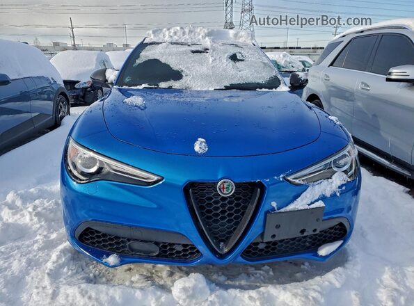 ZASPAKBN6P7D54792 2023 ALFA ROMEO STELVIO Blue Widok z przodu