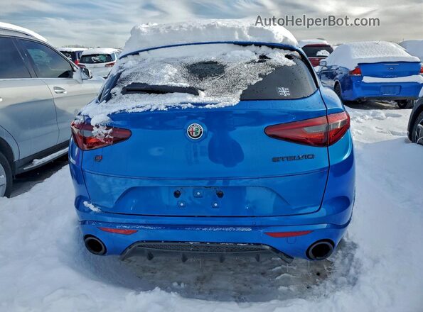 ZASPAKBN6P7D54792 2023 ALFA ROMEO STELVIO Blue Widok z tyłu