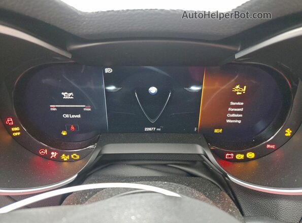 ZASPAKBN7R7D77629 2024 ALFA ROMEO STELVIO Black Vista del cuadro de instrumentos