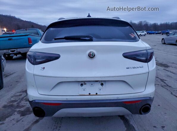 ZASPAKBN7R7D80448 2024 ALFA ROMEO STELVIO White Հետևի տեսք