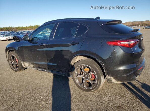 ZASPAKBN8P7D54213 2023 ALFA ROMEO STELVIO Black Задня ліва чверть