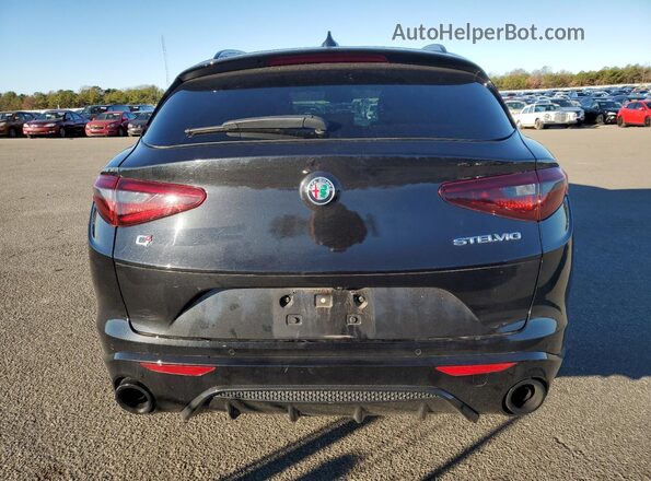 ZASPAKBN8P7D54213 2023 ALFA ROMEO STELVIO Black Вид ззаду