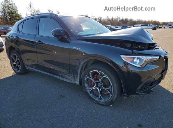 ZASPAKBN8P7D54213 2023 ALFA ROMEO STELVIO Black Передня права чверть