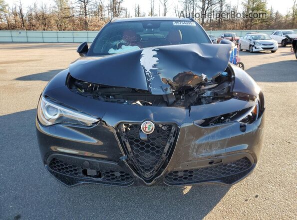 ZASPAKBN8P7D54213 2023 ALFA ROMEO STELVIO Black Вид спереду