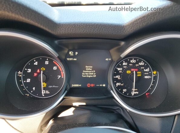 ZASPAKBN8P7D54213 2023 ALFA ROMEO STELVIO Black Вид щитка приладів