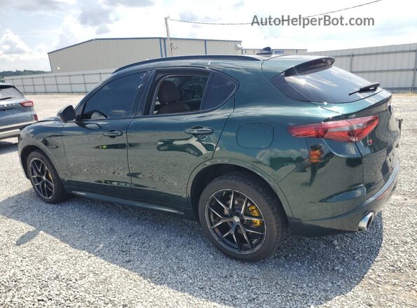 ZASPAKBN9M7D19675 2021 ALFA ROMEO STELVIO Green უკანა მარცხენა