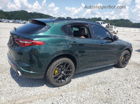 ZASPAKBN9M7D19675 2021 ALFA ROMEO STELVIO Green უკანა მარჯვენა