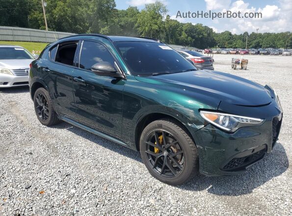 ZASPAKBN9M7D19675 2021 ALFA ROMEO STELVIO Green წინა მარჯვენა