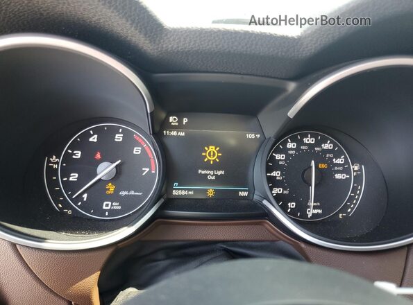 ZASPAKBN9M7D19675 2021 ALFA ROMEO STELVIO Green ხელსაწყოთა პანელის ხედი
