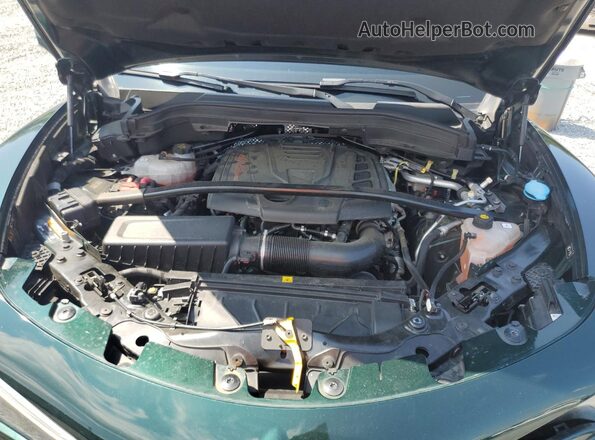 ZASPAKBN9M7D19675 2021 ALFA ROMEO STELVIO Green ძრავის განყოფილების ხედი