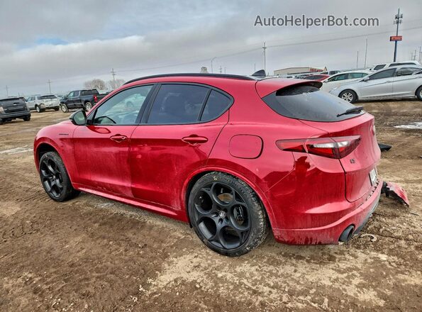 ZASPAKBN9P7D49893 2023 ALFA ROMEO STELVIO Red Задня ліва чверть