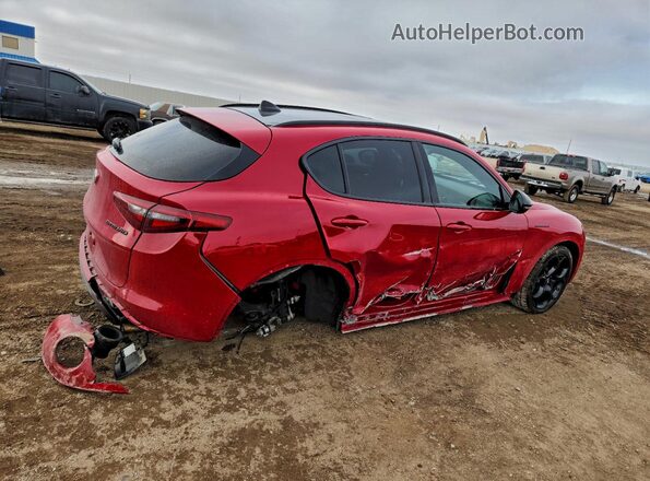 ZASPAKBN9P7D49893 2023 ALFA ROMEO STELVIO Red Задня права чверть