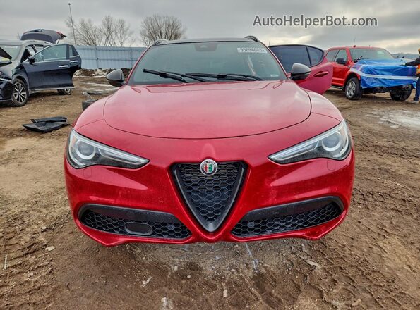 ZASPAKBN9P7D49893 2023 ALFA ROMEO STELVIO Red Вид спереду
