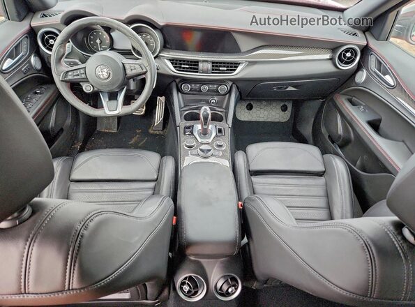 ZASPAKBN9P7D49893 2023 ALFA ROMEO STELVIO Red Вид панелі приладів