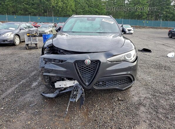 ZASPAKBNXK7C43073 2019 ALFA ROMEO STELVIO Black Вид спереду