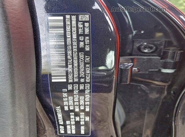 ZASPAKBNXK7C43073 2019 ALFA ROMEO STELVIO Black Панорамний вид салону 360°