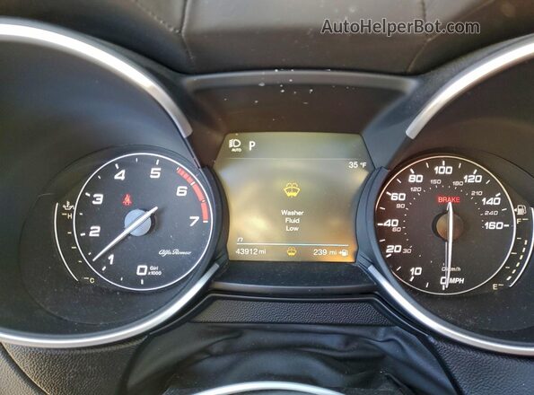 ZASPAKBNXN7D48216 2022 ALFA ROMEO STELVIO Gray Widok zestawu wskaźników