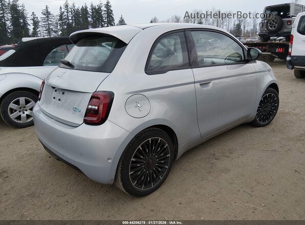 ZFAFFAC40RX227553 2024 FIAT 500E Silver Rear right