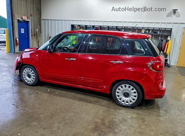 ZFBCFAAH1GZ038416 2016 FIAT 500L Red Задня ліва чверть