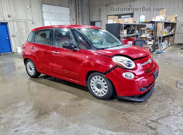 ZFBCFAAH1GZ038416 2016 FIAT 500L Red Передня права чверть