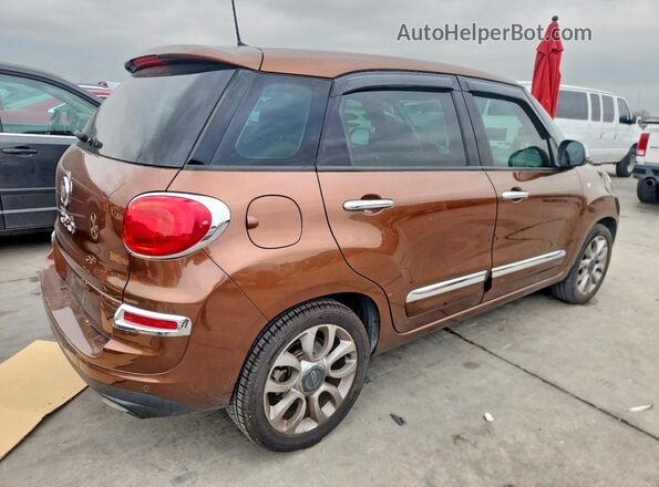 ZFBCFACH8JZ040765 2018 FIAT 500L Brown Tył prawy