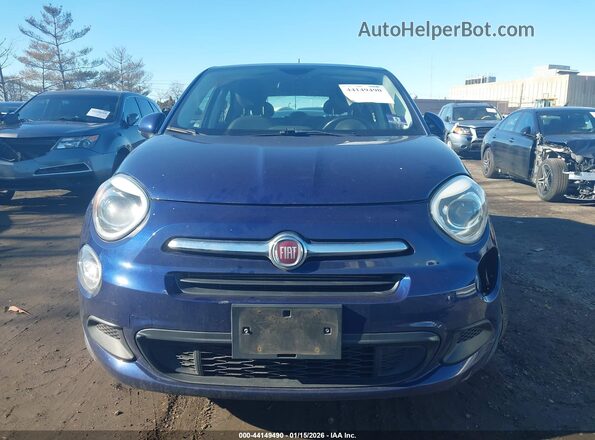 ZFBCFXAB1HP536921 2017 FIAT 500X Синий Вид щитка приборов