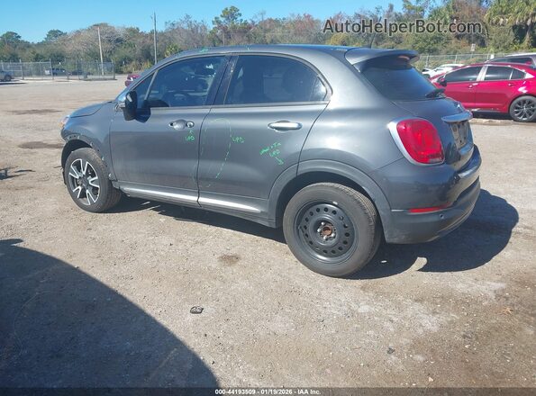 ZFBCFXAB1JP676523 2018 FIAT 500X Gray Trasero izquierdo