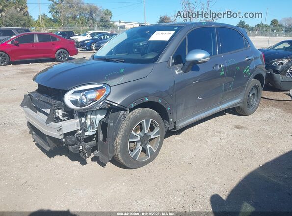 ZFBCFXAB1JP676523 2018 FIAT 500X Gray Vista tres cuartos delantera izquierda