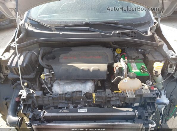 ZFBCFXAB7HP572578 2017 FIAT 500X Silver Вид ззаду