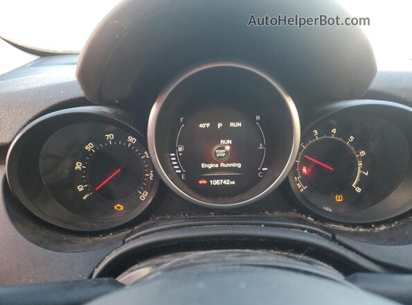 ZFBCFXCB4JP691465 2018 FIAT 500X Black Instrument cluster view