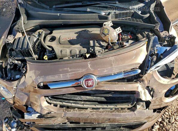 ZFBCFYAB4HP610919 2017 FIAT 500X Желто-коричневый 