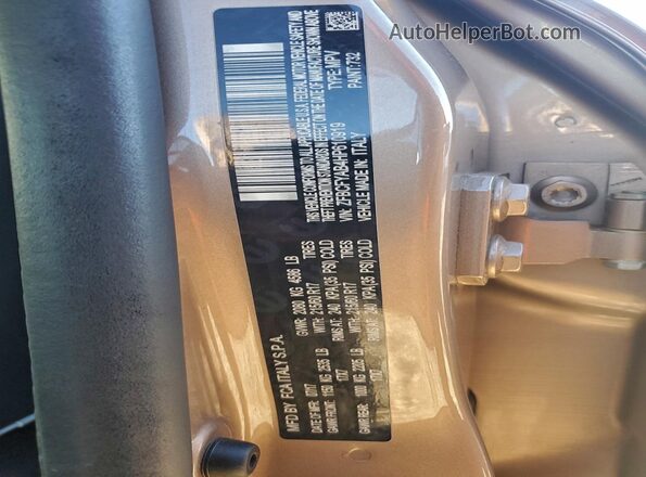 ZFBCFYAB4HP610919 2017 FIAT 500X Желто-коричневый 