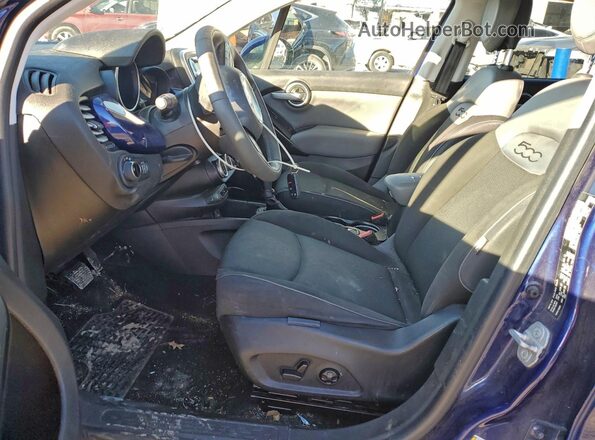 ZFBCFYBT8GP353544 2016 FIAT 500X Blue Widok wnętrza z przodu