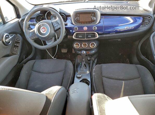 ZFBCFYBT8GP353544 2016 FIAT 500X Blue Widok deski rozdzielczej