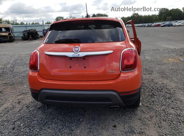 ZFBCFYCB3JP665459 2018 FIAT 500X Orange უკანა ხედი