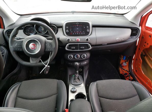 ZFBCFYCB3JP665459 2018 FIAT 500X Orange წინა პანელის ხედი