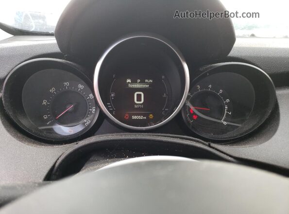 ZFBCFYCB3JP665459 2018 FIAT 500X Orange ხელსაწყოთა პანელის ხედი