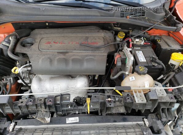 ZFBCFYCB3JP665459 2018 FIAT 500X Orange უკანა სალონის ხედი
