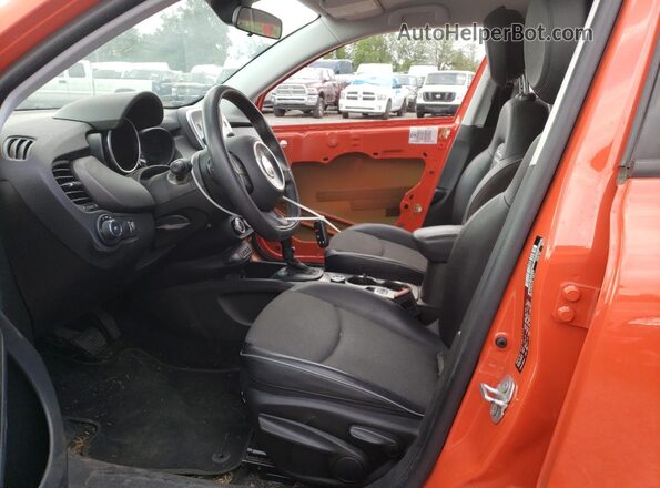 ZFBCFYCB3JP665459 2018 FIAT 500X Orange წინა სალონის ხედი