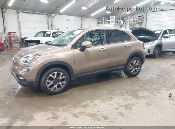 ZFBCFYCB8HP614520 2017 FIAT 500X Champagne წინა მარცხენა ხედი სამი მეოთხედიდან