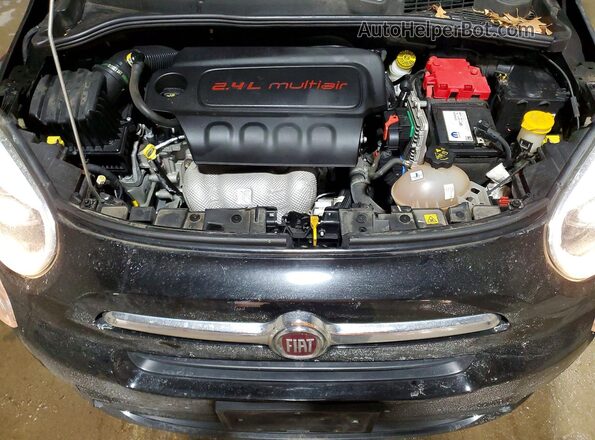 ZFBCFYDB3JP703657 2018 FIAT 500X Black ძრავის განყოფილების ხედი