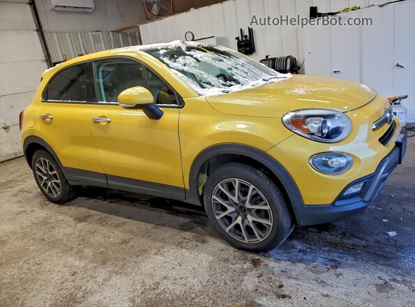 ZFBCFYET6GP341694 2016 FIAT 500X Yellow Przód prawy